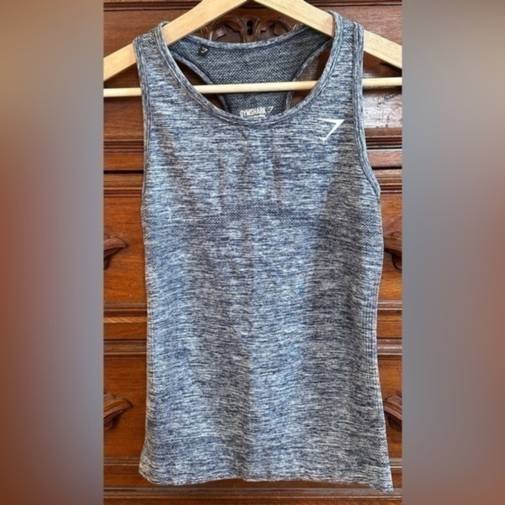 Gymshark Heathered Black Tank Top